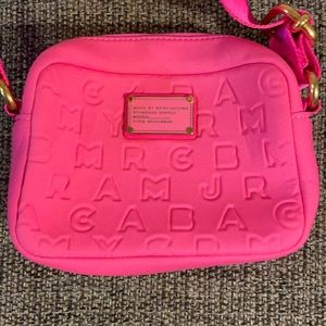 Marc Jacobs Neon Pink Crossbody Purse
